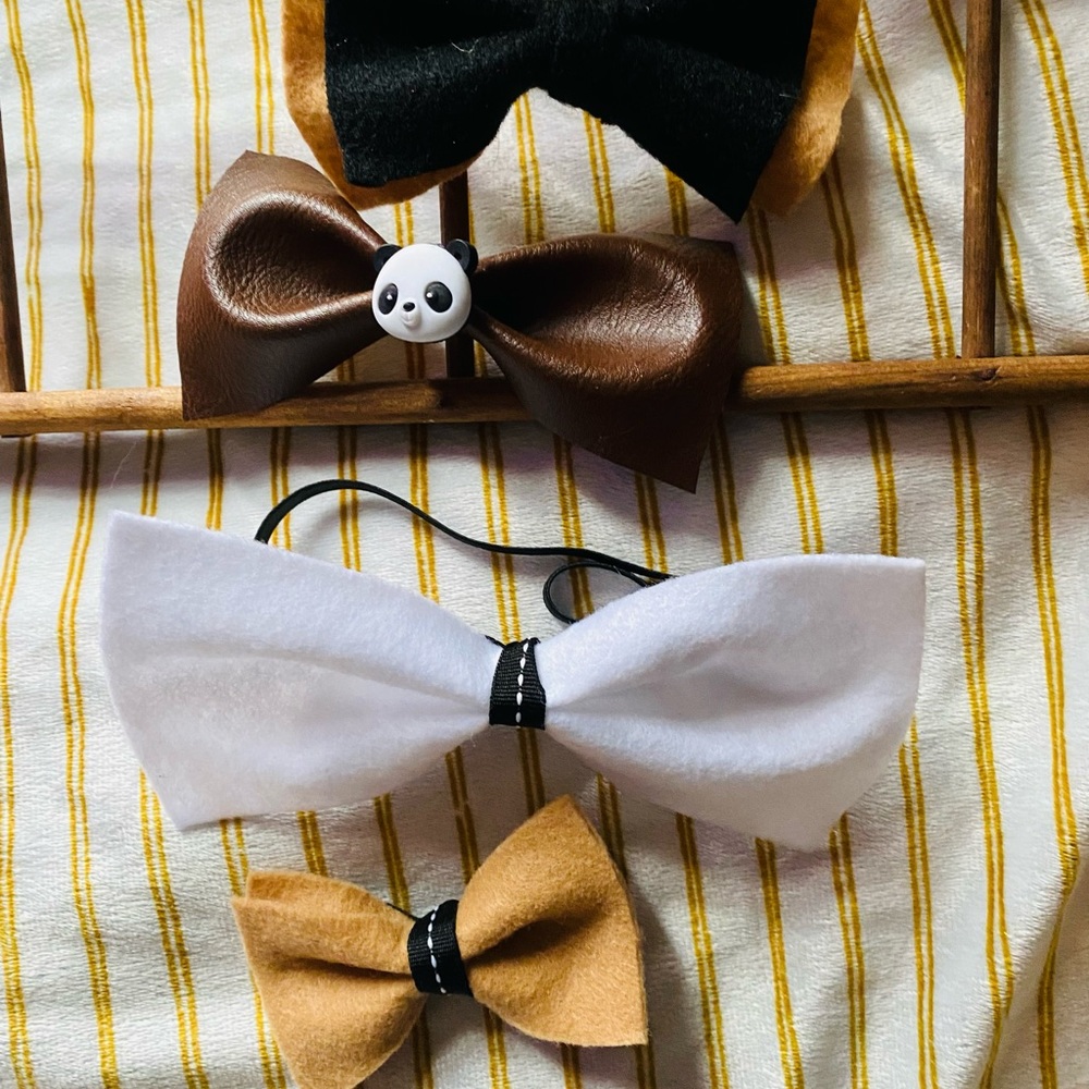 Handmade bow ties